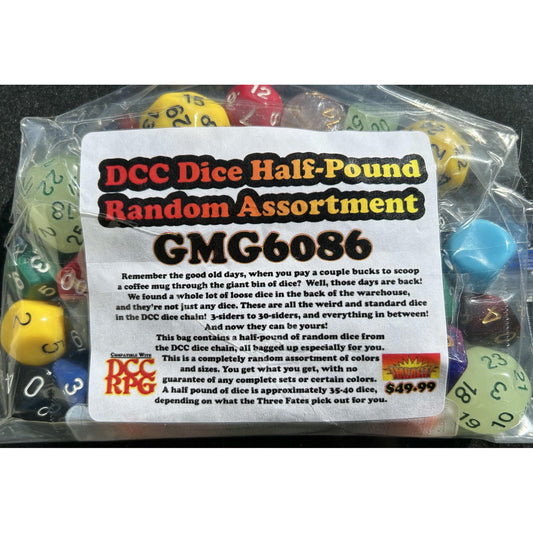 Image of Dungeon Crawl Classics RPG Half-Pound Random Dice Assortment GMG6086