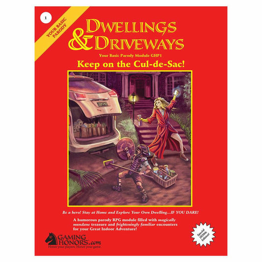 Image of Dwellings & Driveways Keep on the Cul-de-Sac Parody Roleplaying Game RPG GHM2001