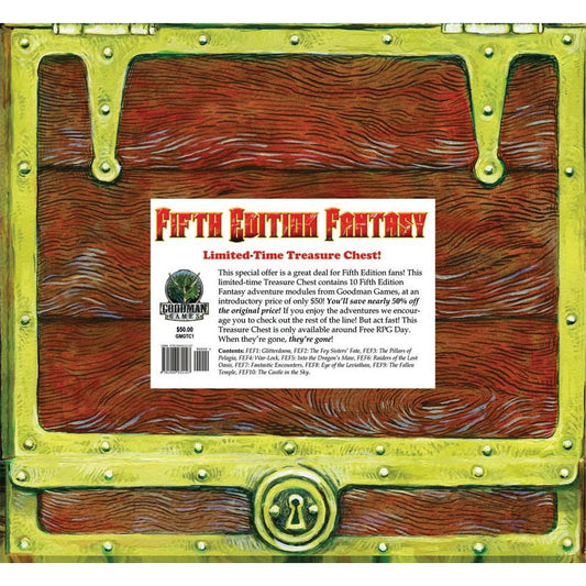 Goodman Games 5E Fantasy: Treasure Chest