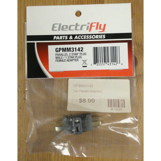 Image of Great Planes T-Plug (Deans Comp) Parallel 2-Battery Adapter GPMM3142