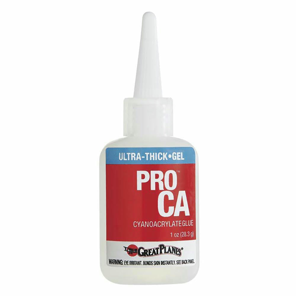 Image of Great Planes Pro CA CyanoAcyrlate Glue 1oz TUltra-Thick Gel GPMR6020