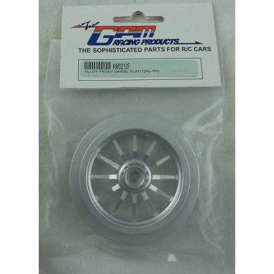 Image of GPM Racing 1/8 Scale Flat Alloy Front Wheel 12H/Kyosho Motorcycle GPRKM0212F-S