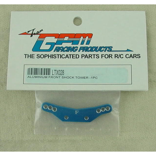 Image of Blue Alloy Front Shock Tower fits LaTrax 1/18th Scale Rally Car LTX028-B 7537