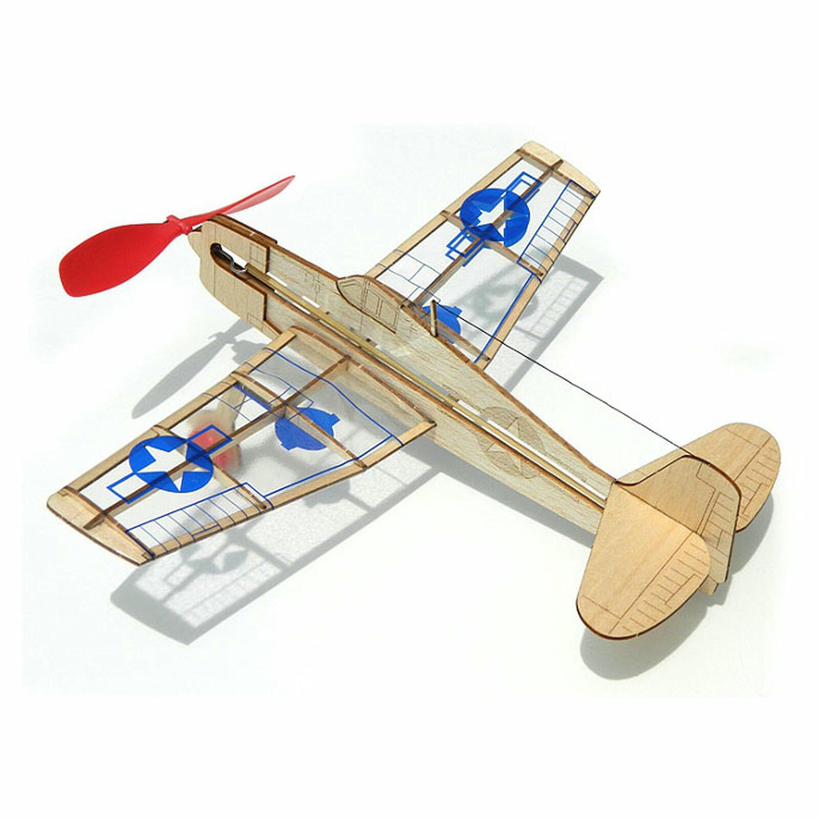 Image of Guillows Mini (10) U.S. Hellcat Balsa Flying Model Airplane Kit GUI4503