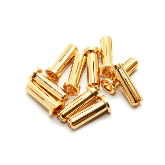 Image of MaClan Maxx current 5mm Gold Bullet Connectors (10pcs) HADMCL4042
