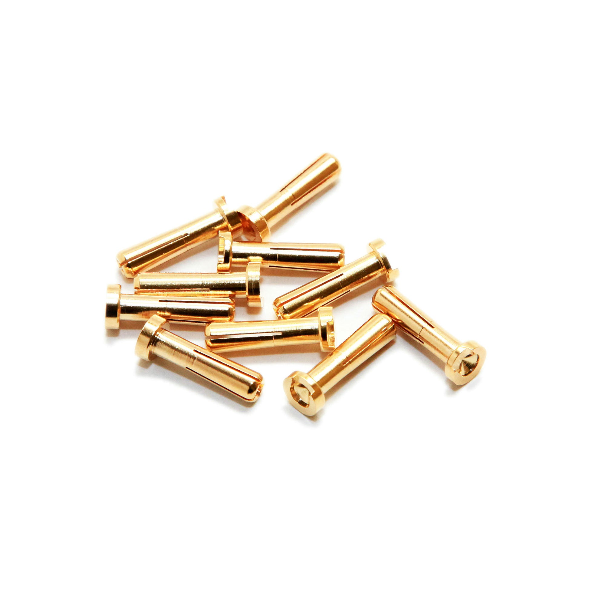 Image of MaClan Maxx current 4mm Gold Bullet Connectors (10pcs) HADMCL4052