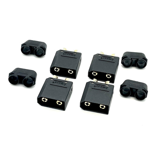 Image of Maclan XT90 Connectors, Black, 4 Male