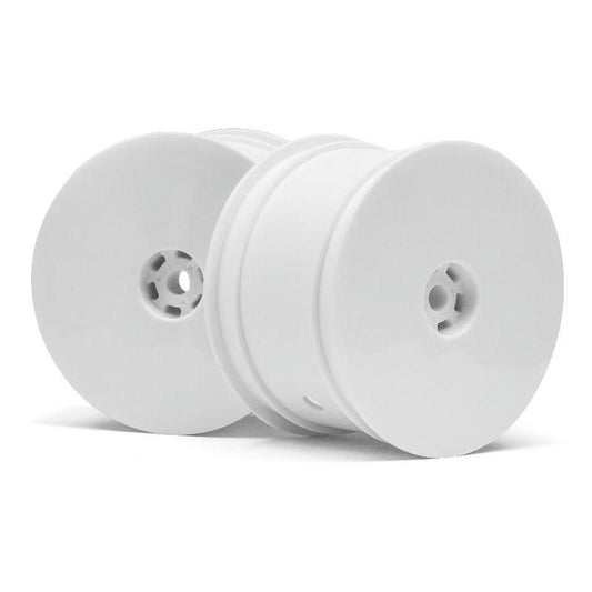 Image of Hot Bodies 1/10 Buggy 2.2 White Rear Dish Wheels (2) HBS112772 (12mm Hex)