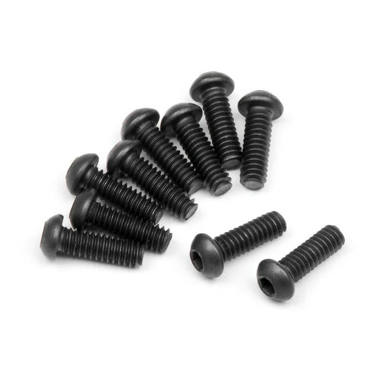 Image of Hot Bodies M2x6mm Button Head Screws (10pcs, Hex Socket) HBS112795