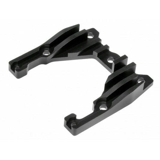 Image of Hot Bodies Cyclone S 1/10 Touring Car Black Middle Chassis Heatsink HBS61390