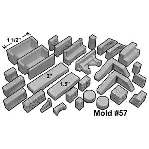 Image of Hirst Arts #57 Inn Building Accessories Fantasy Plaster Casting Mold HIR057