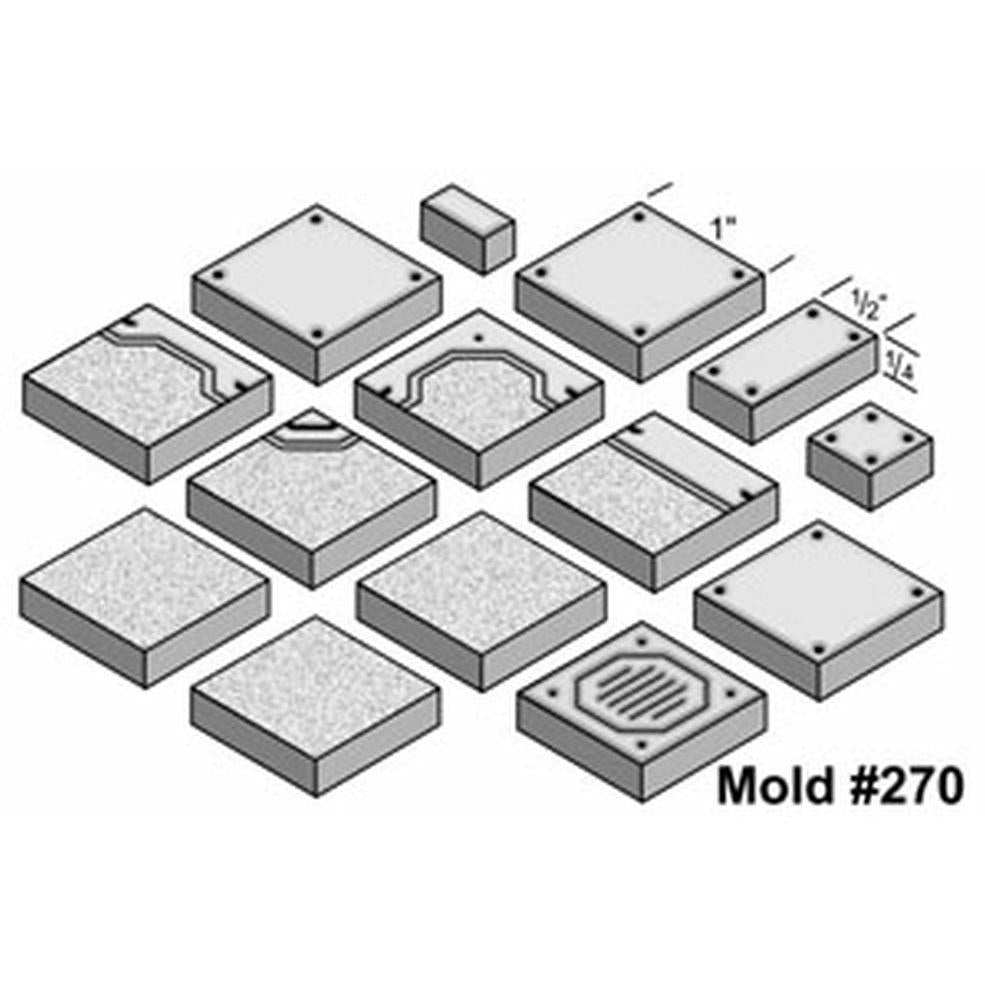 Image of Hirst Arts Starship Deck Floor Tiles Sci-Fi Miniatures Scenery Mold HIR270