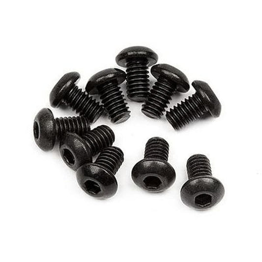 Image of HPI Racing Hex Socket Button Head Screw M2.5x4mm (10 Pcs.) HPI100864