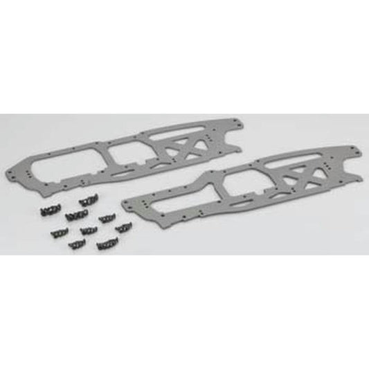 Image of HPI Racing Savage/RTR/Flux Main Chassis Set 2.5mm Grey HPI100902