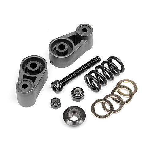 Image of Servo Saver Set (Gunmetal) Baja 5SC/D-Box/Boss