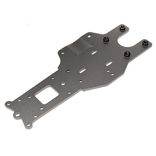 Image of Rear Chassis Plate (Gunmetal) Baja 5SC/D-Box/Boss