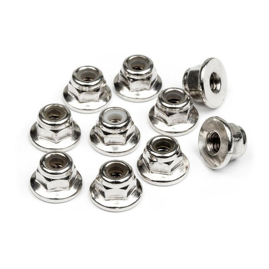 Image of Flanged Lock Nut M3 (10pcs)