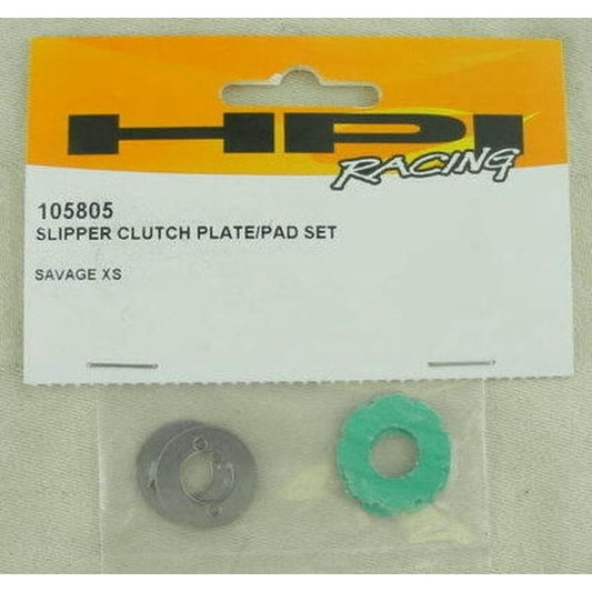 Image of HPI Racing Savage XS Flux Slipper Clutch Plate/Pad Set HPI105805