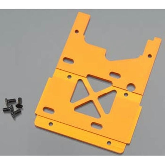 Image of HPI Racing Savage X 7075 Orangle Aluminum Engine Plate 2.5mm HPI105896