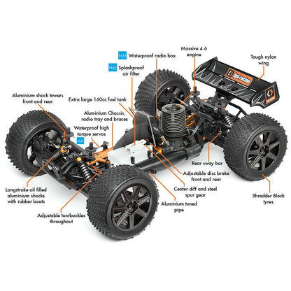 HPI Racing 107014 Trophy 4.6 Buggy RTR 2.4GHz