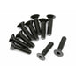 Image of HPI Racing Flat Head Screws M2.5x10mm (Hex Socket, 10pcs) HPI107375