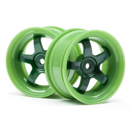 Image of Work Meister S1 Wheel Green 26mm (3mm Offset/2pcs)