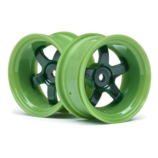 Image of Work Meister S1 Wheel Green (9mm Offset/2pcs)