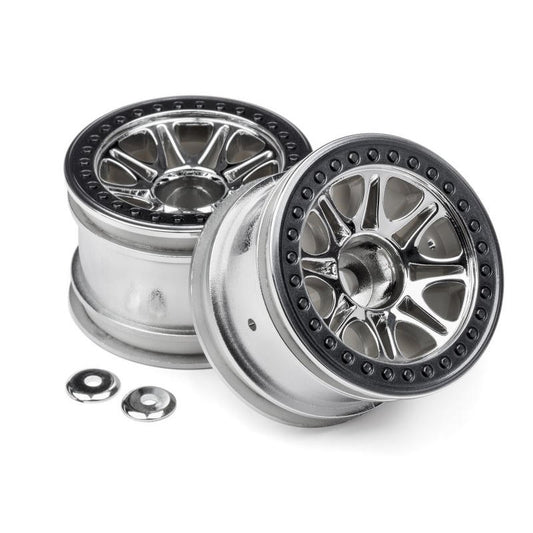 Image of Split 8 Truck Wheel (Chrome/2pcs) Firestorm/Wheely