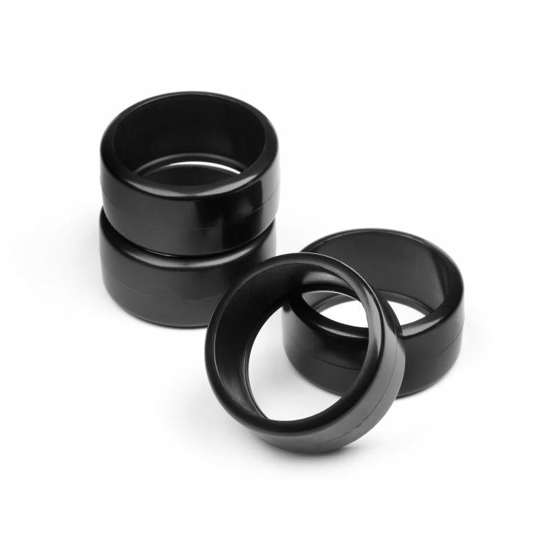 Image of HPI Racing Micro RS4 1/18 Touring Car Slick Drift Tires (17.5mm, 4pc) HPI114382