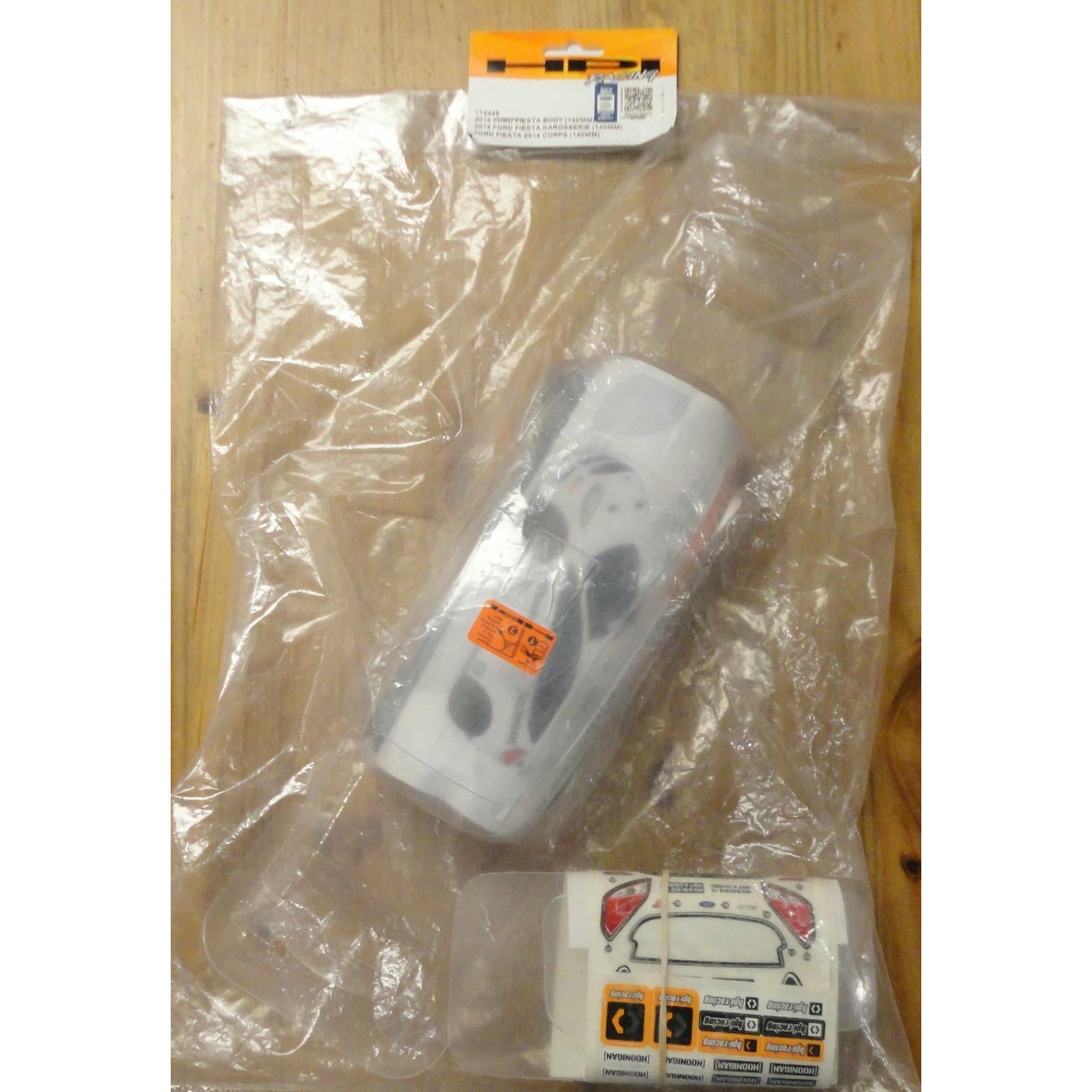 Image of HPI Racing Micro RS4 UNPAINTED 2014 Ford Fiesta Body (140mm WB) HPI114446