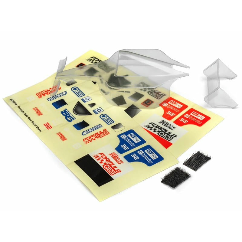 Image of HPI Formula 1/32nd Scale Q32 F1 Car Body and Wing Set (CLEAR) HPI116717