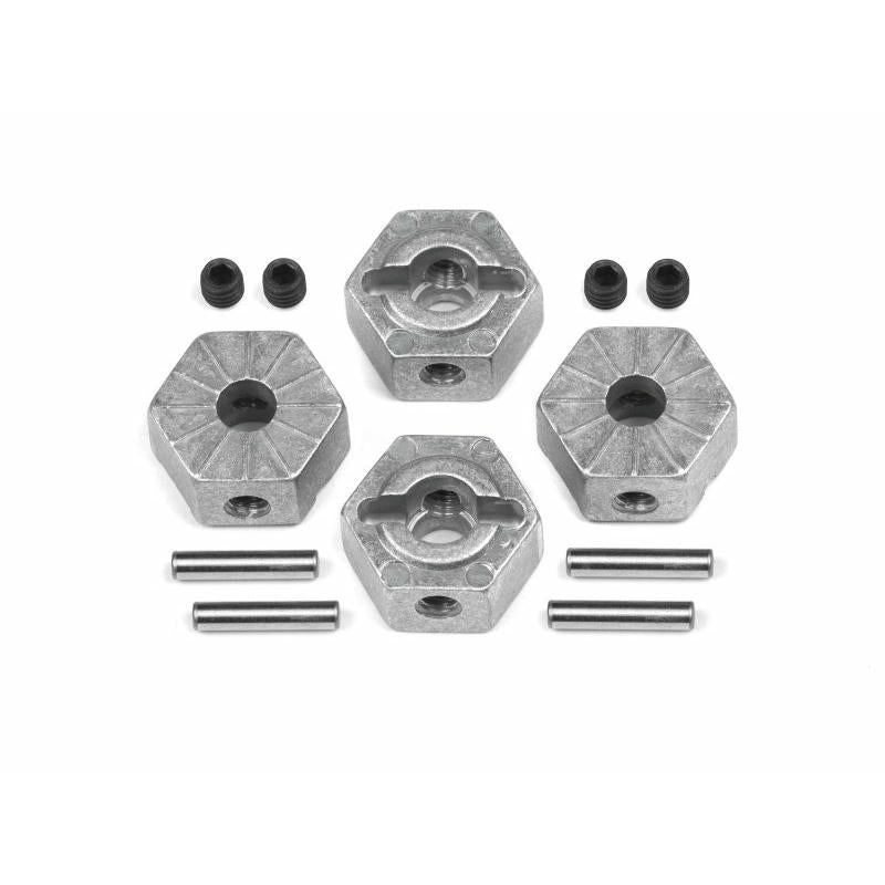Image of HPI Venture Rock Crawler Locking Metal 12mm Hex wheel Hubs (4pcs) HPI116875