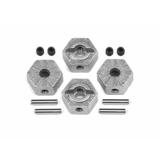 Image of HPI Venture Rock Crawler Locking Metal 12mm Hex wheel Hubs (4pcs) HPI116875