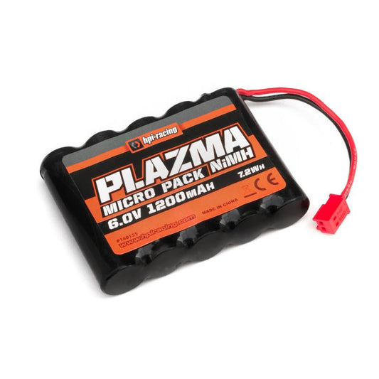 Image of Plazma 6.0V 1200mAh NiMH Micro RS4 Battery Pack