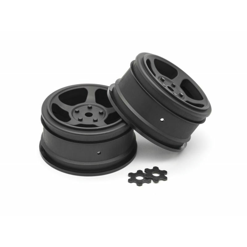 Image of HPI Racing Vintage TA2 26mm Black Touring Car Wheels 26mm (0mm Offset) HPI160336