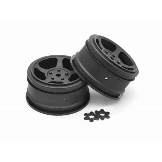 Image of HPI Racing Vintage TA2 26mm Black Touring Car Wheels 26mm (0mm Offset) HPI160336