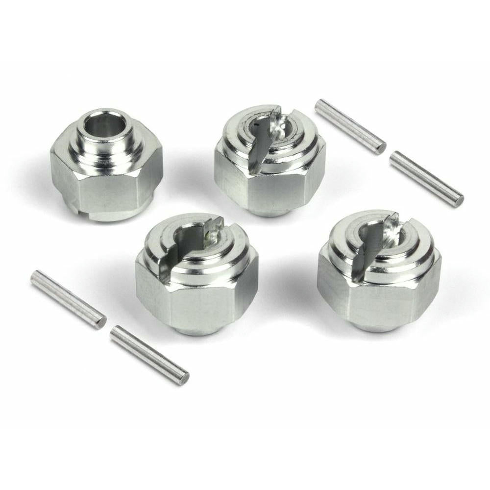 Image of HPI Racing Savage XS 12mm Machined Aluminum Hex Wheel Hubs (4pcs) HPI160538