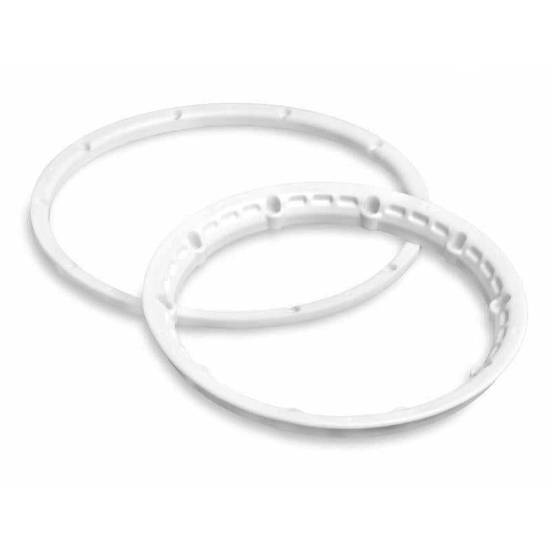 Image of HPI Racing 1/5th Scale H/D Wheel Beadlock Rings White (2pcs) Baja 5B HPI3270