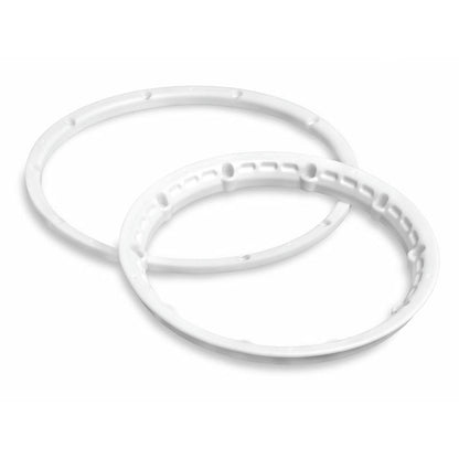 Image of HPI Racing 1/5th Scale H/D Wheel Beadlock Rings White (2pcs) Baja 5B HPI3270
