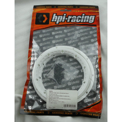 Image of HPI Racing 1/5th Scale H/D Wheel Beadlock Rings White (2pcs) Baja 5B HPI3270