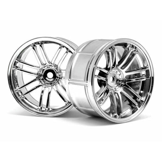 Image of HPI Racing Chrome LP29 Rays Volkracing R30 1/10 Touring/Drift Car Wheels HPI3340