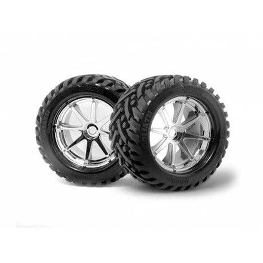 Image of HPI Pre-Mounted Goliath Monster Truck Tire Blast Wheels HPI4727