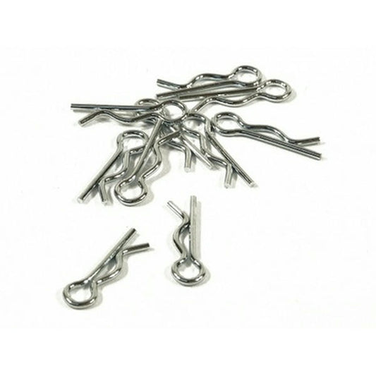 Image of HPI Racing 6mm Black Body Clips (20 Pcs.) HPI6122