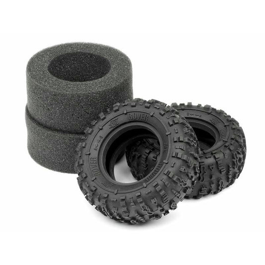 Image of Hot Bodies HB Rover Rock Crawler Tires (Red Compound) 1.9 HPI67913