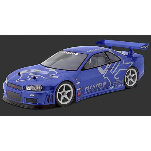 Image of Nissan Skyline R34 GT-R Lexan Touring Car Body (190mm) UNPAINTED