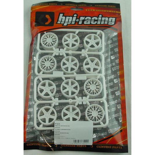 Image of HPI Racing Micro RS4 Wheel Set, White HPI73410