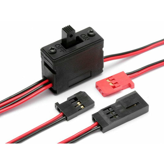 Image of HPI Racing Receiver On/Off Switch Harness w/Battery Charge Port HPI80579