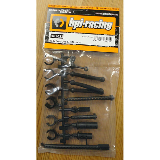 Image of HPI Nitro RS4 3 Body Post/Link Set HPI85032