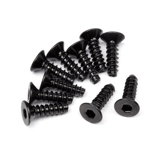 Image of Tp. Flat Head Screw M3X10mm (Hex Socket/10pcs)