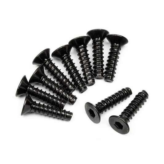Image of Tp. Flat Head Screw M3X12mm (Hex Socket/10pcs)